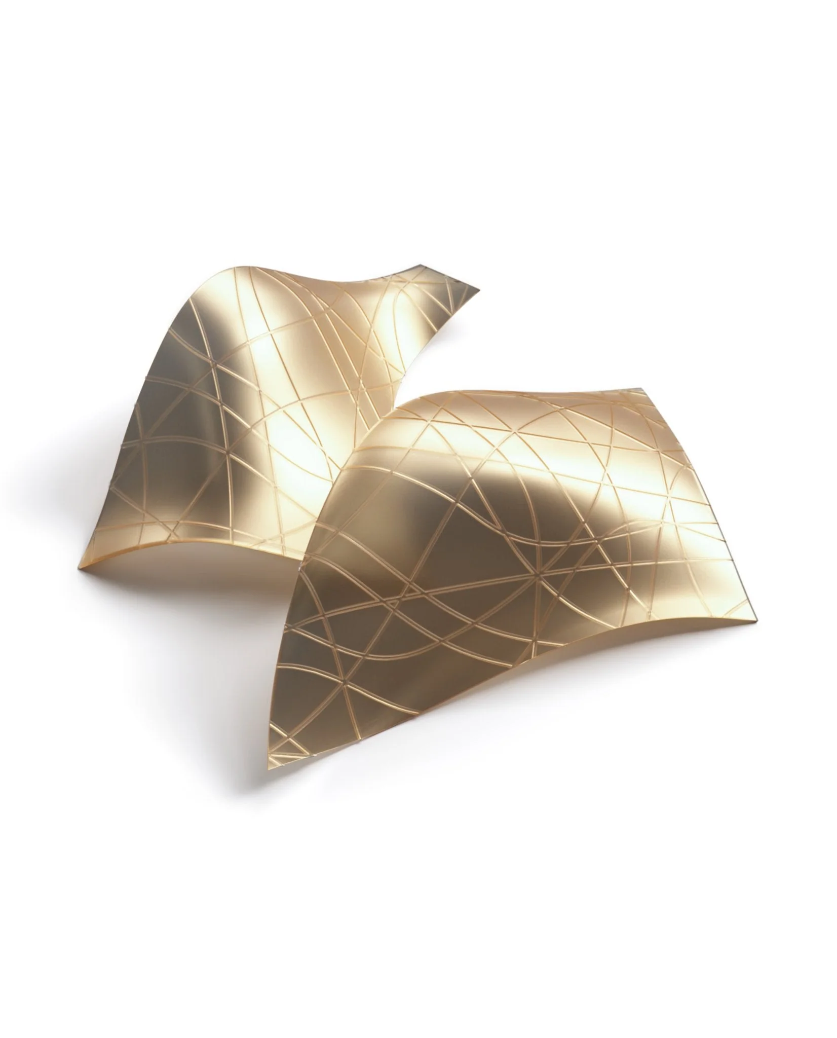 Alnoror Sculptural Gold Pendant Light - Image 7