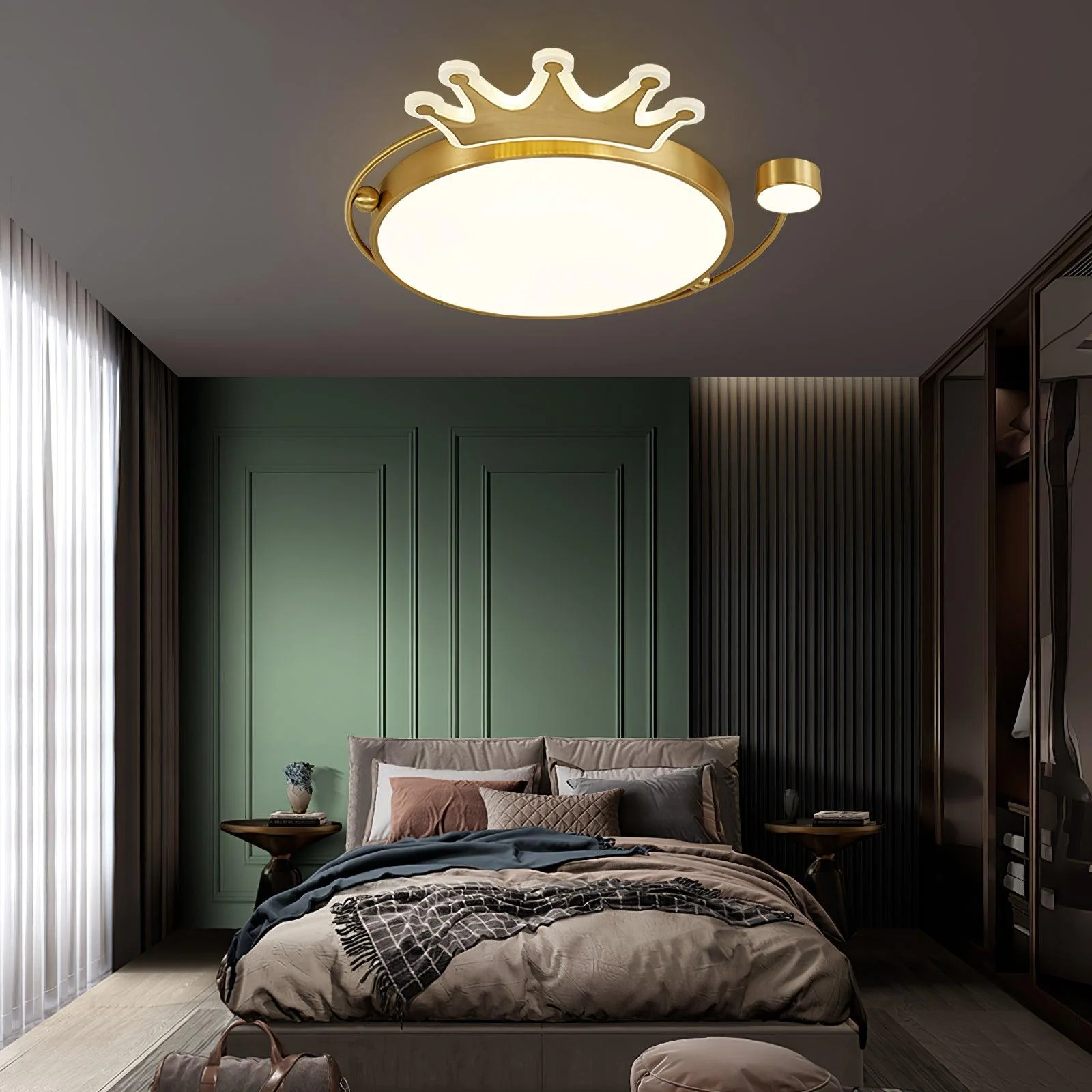 Aloror Classic Art Crown Ceiling Light - Image 16
