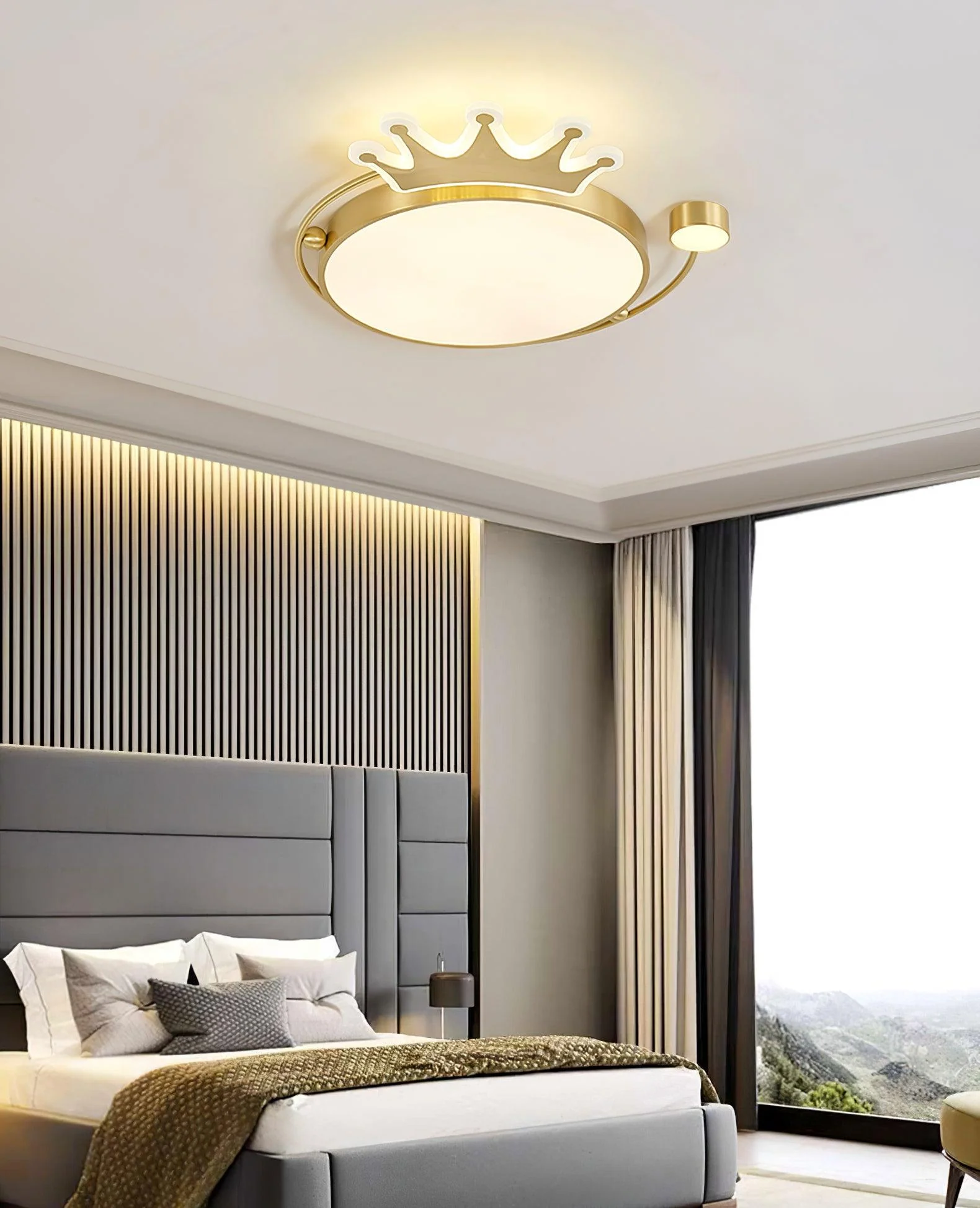 Aloror Classic Art Crown Ceiling Light - Image 2