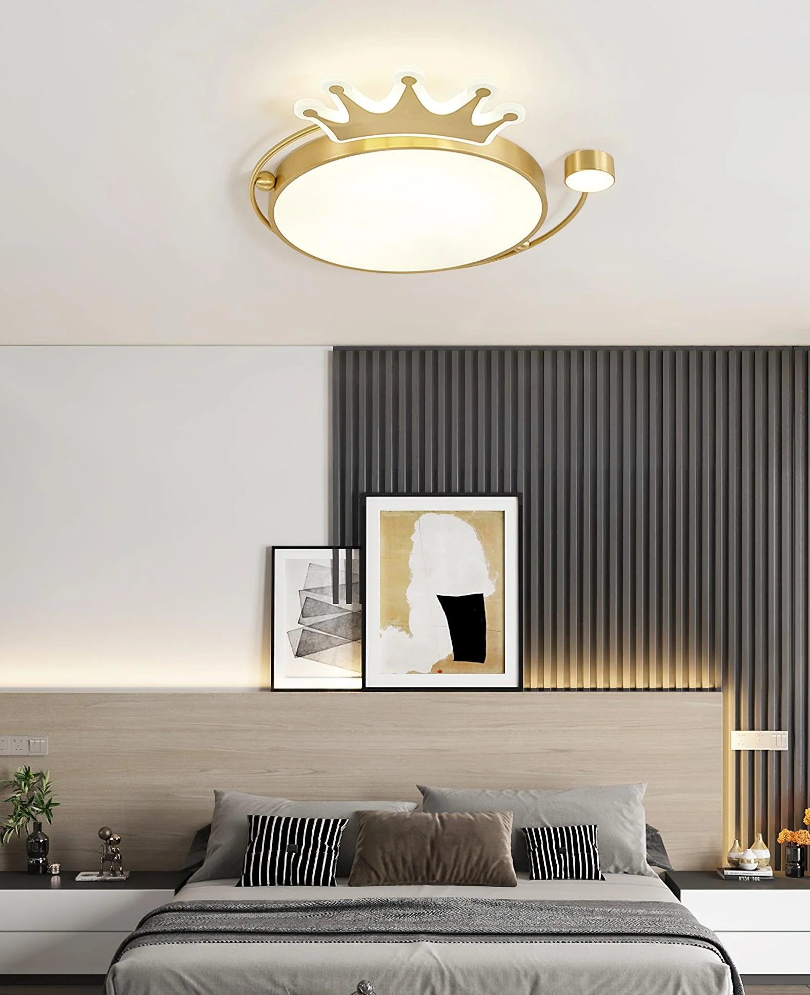 Aloror Classic Art Crown Ceiling Light - Image 21