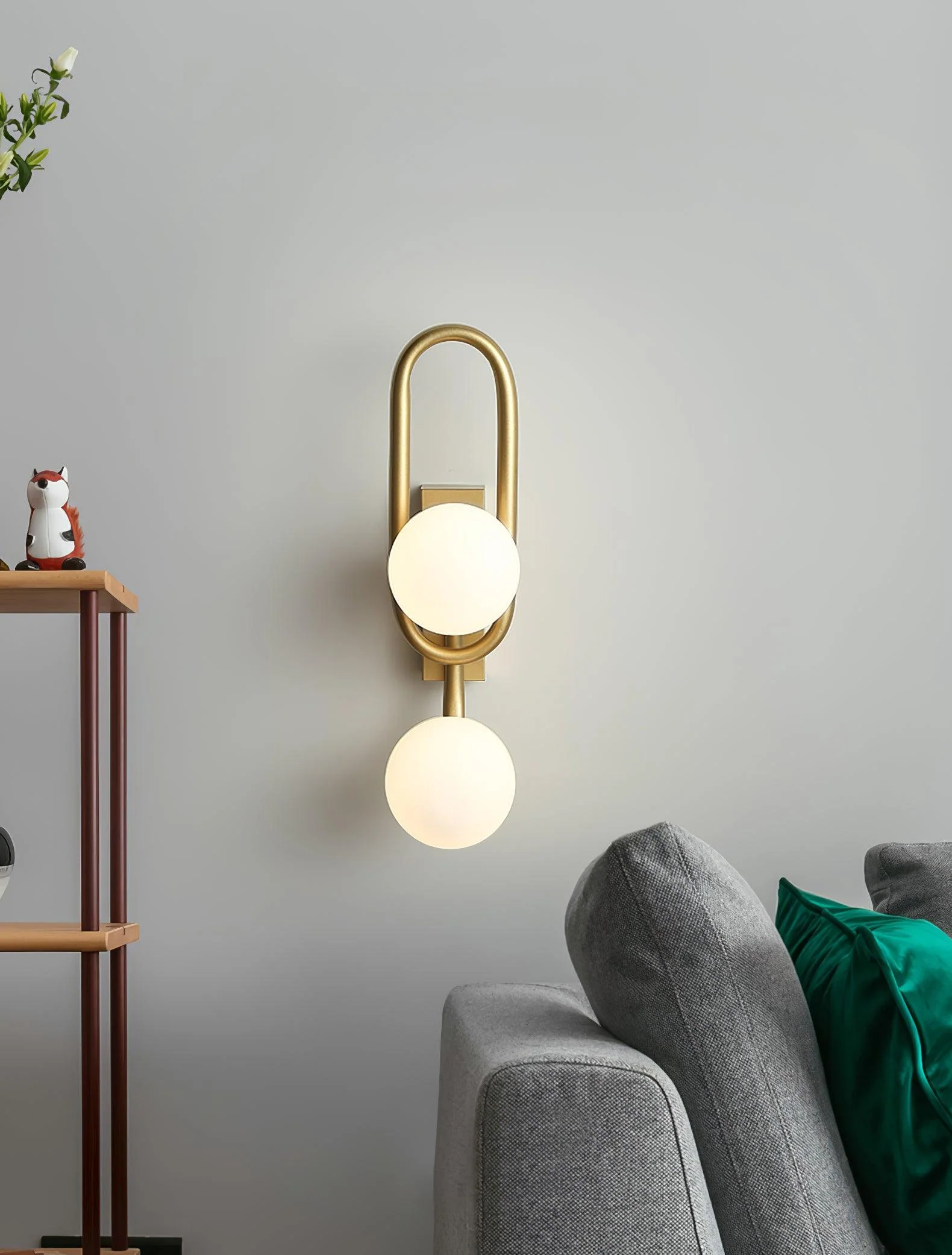Alphaia Modern Minimalist Glass Wall Lamp - Image 15