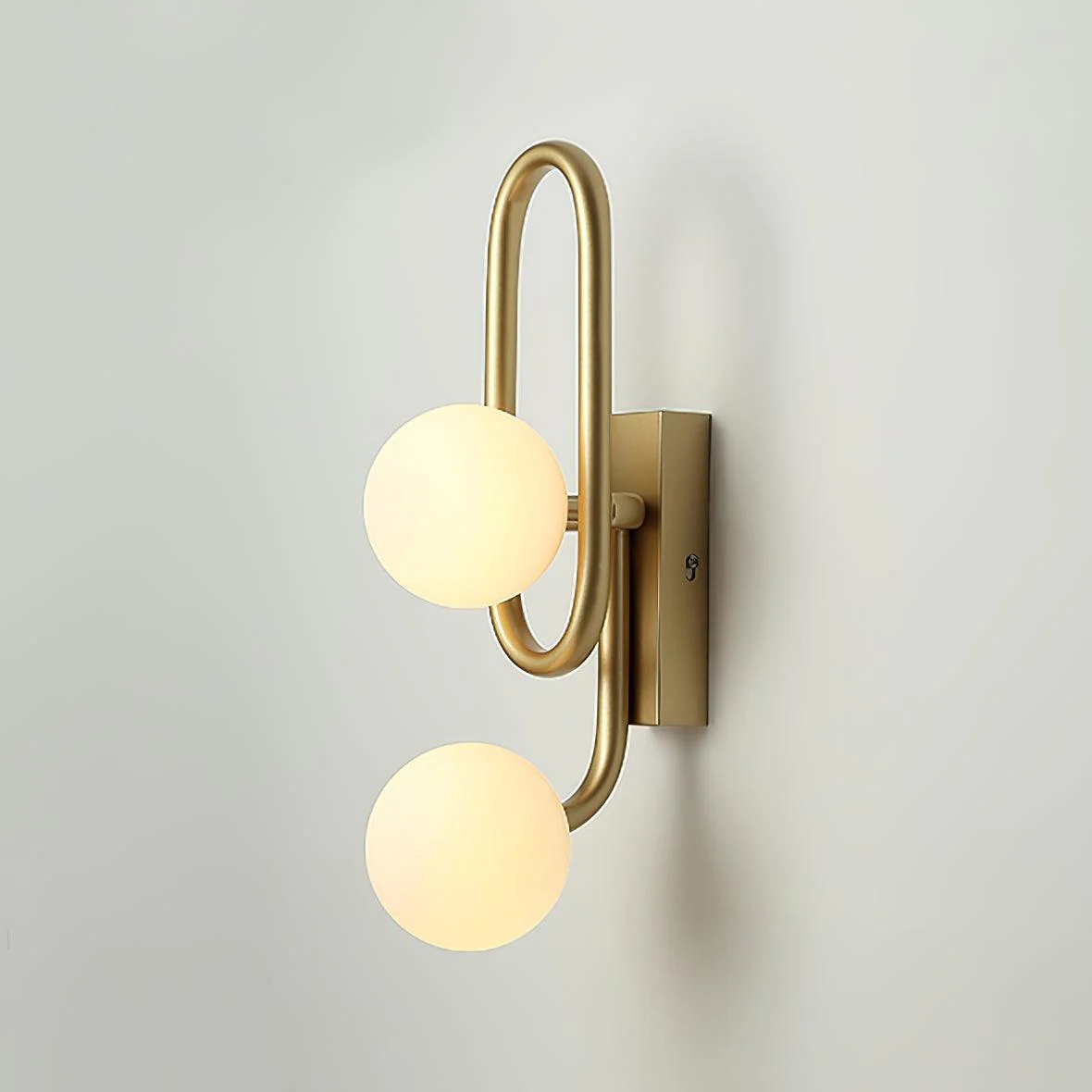 Alphaia Modern Minimalist Glass Wall Lamp - Image 3