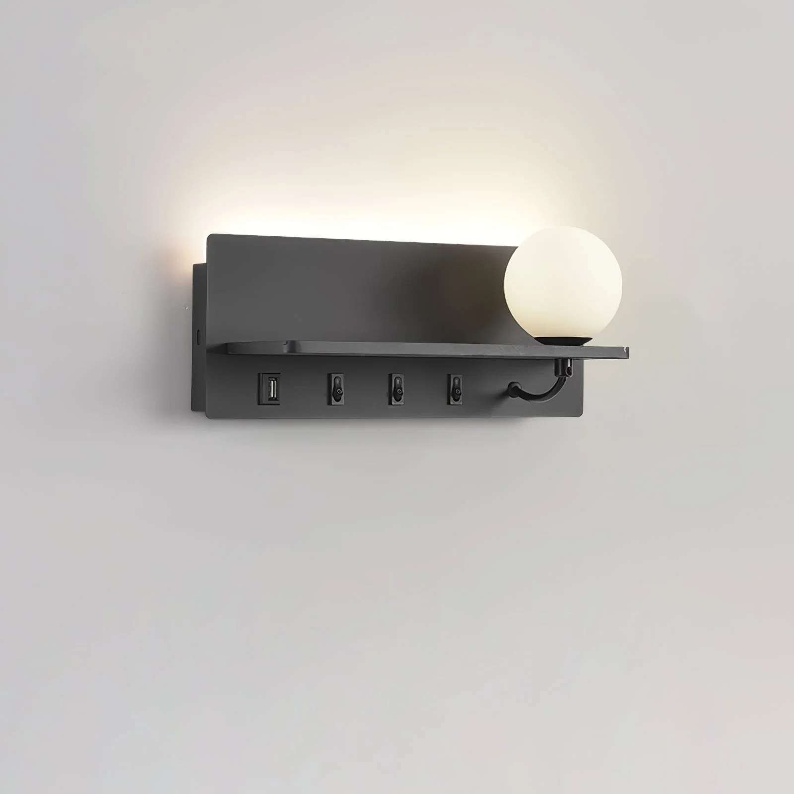 Alraeion Modern Minimalist Slim Glass Wall lamp - Image 12