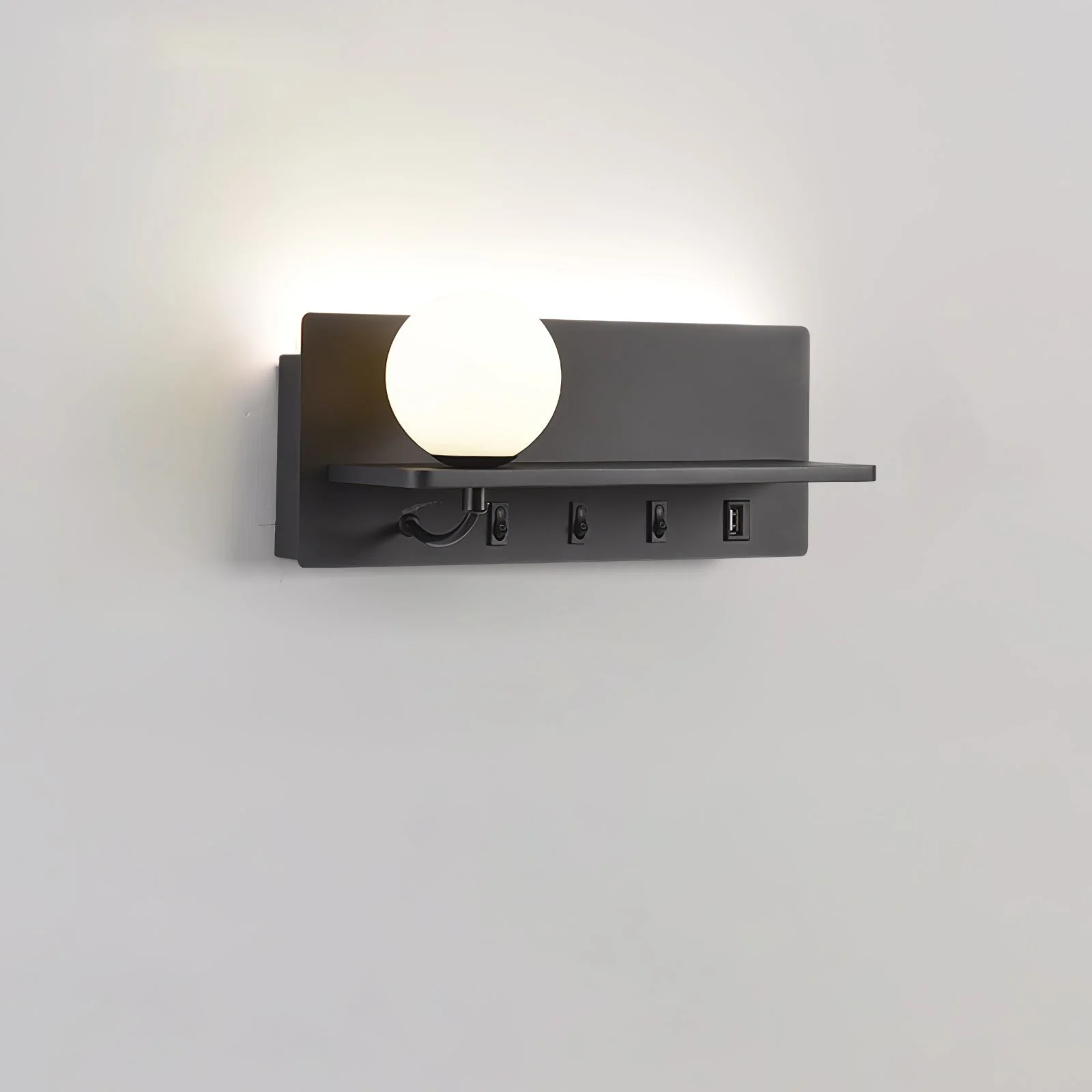 Alraeion Modern Minimalist Slim Glass Wall lamp - Image 33