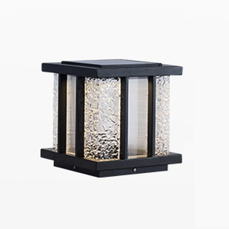 Alraeir Modern Cube Glass Solar Outdoor Light - Image 16