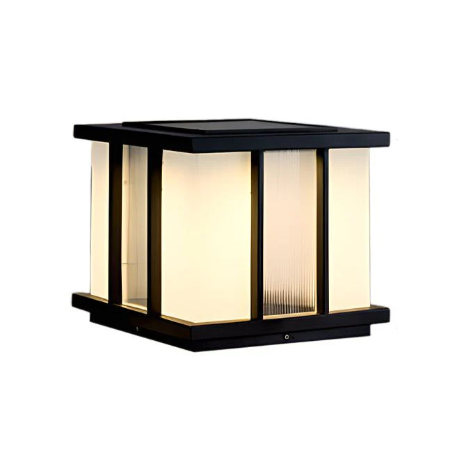 Alraeir Modern Cube Glass Solar Outdoor Light - Image 22
