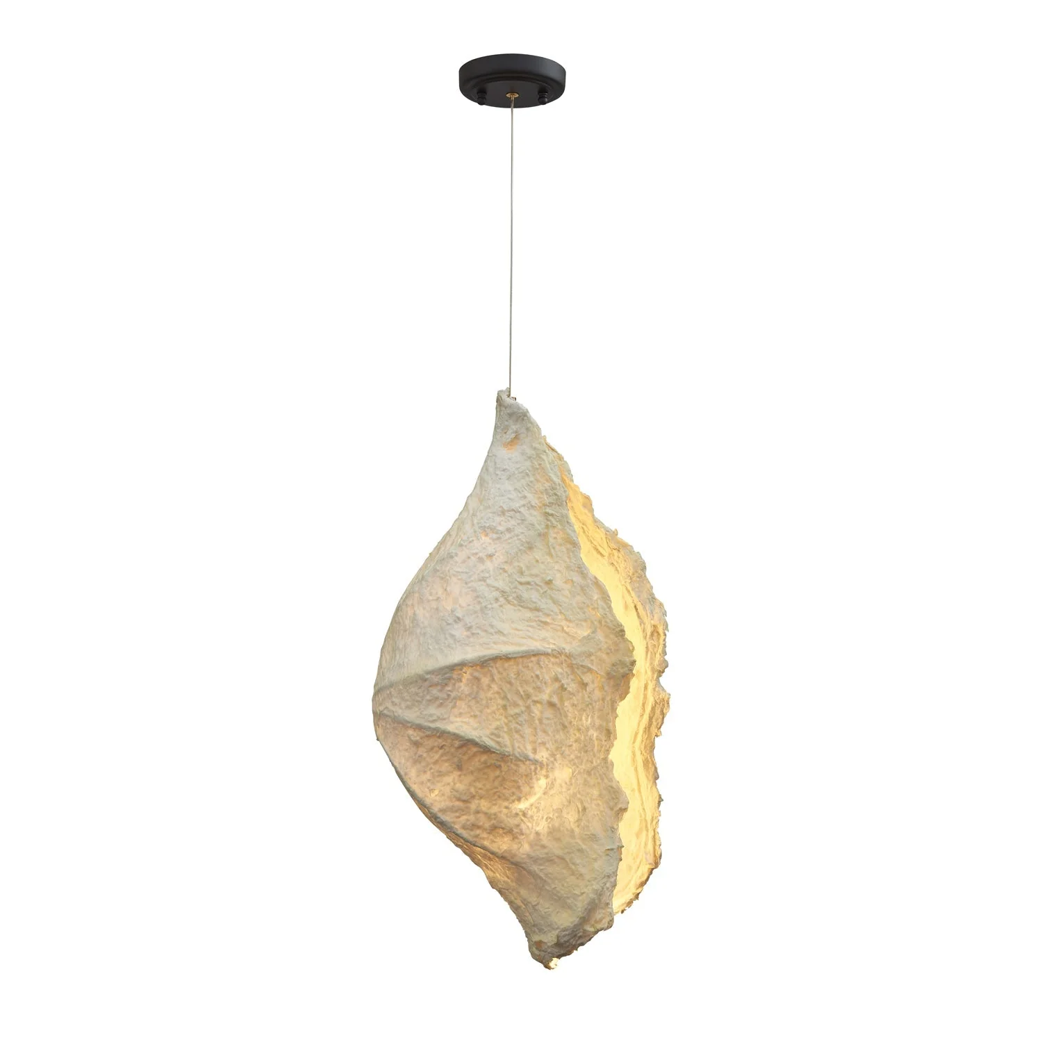 Altalis Artisanal Paper Pulp Pendant Light - Image 3