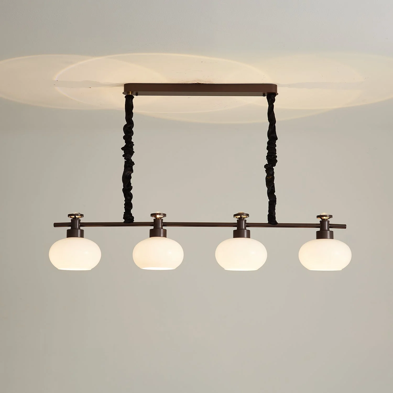 Althaen Elegance Vintage Glass Chandelier - Image 20