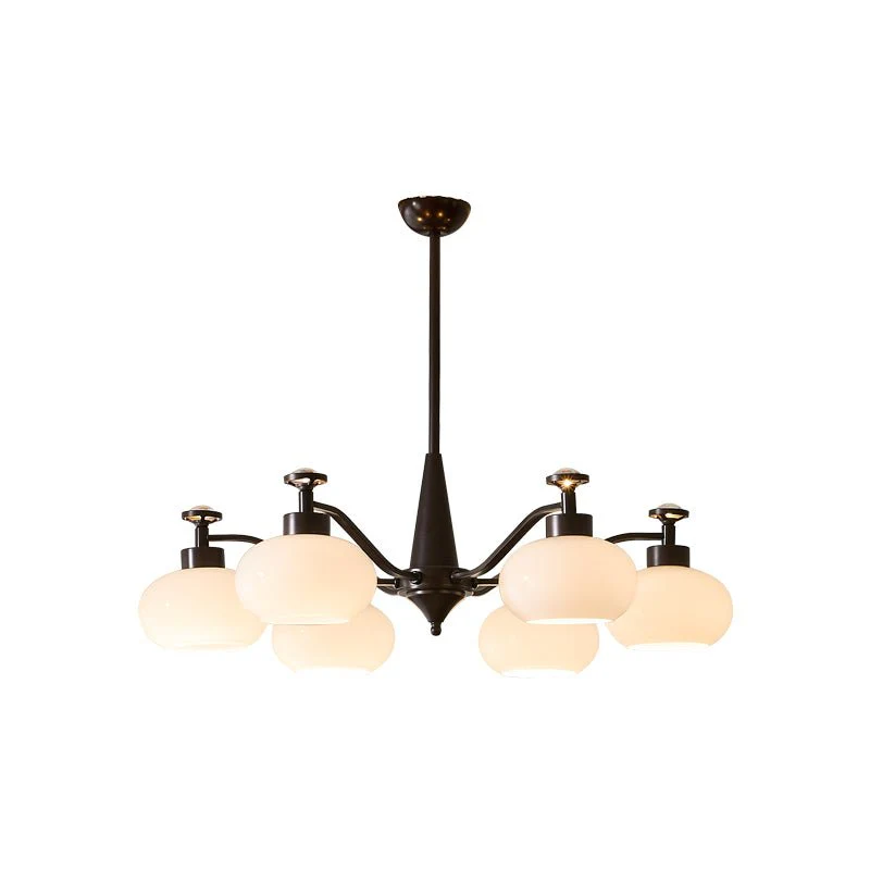 Althaen Elegance Vintage Glass Chandelier - Image 21