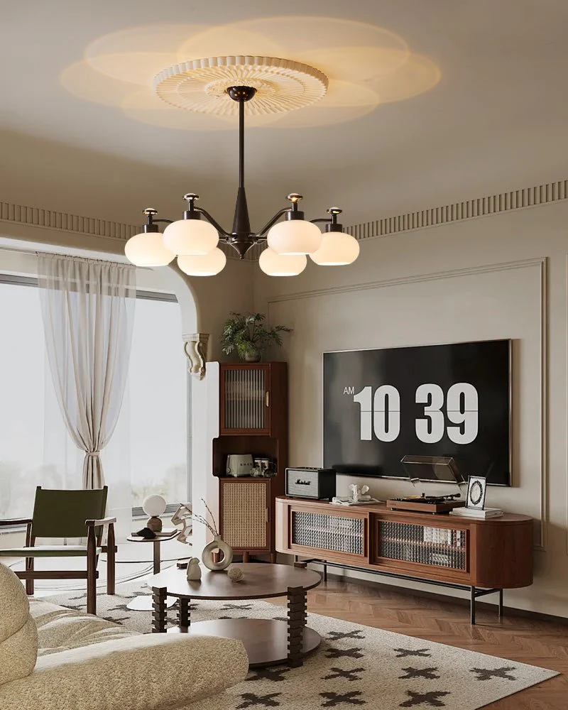 Althaen Elegance Vintage Glass Chandelier - Image 31