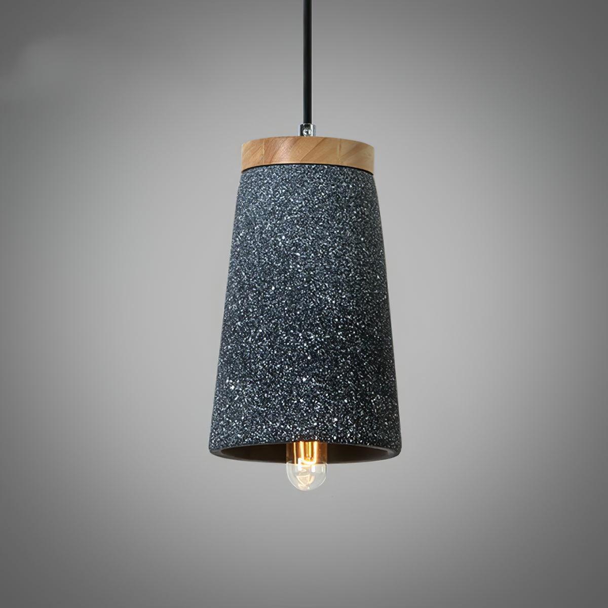 Althere Wood Cement Pendant Light - Image 10