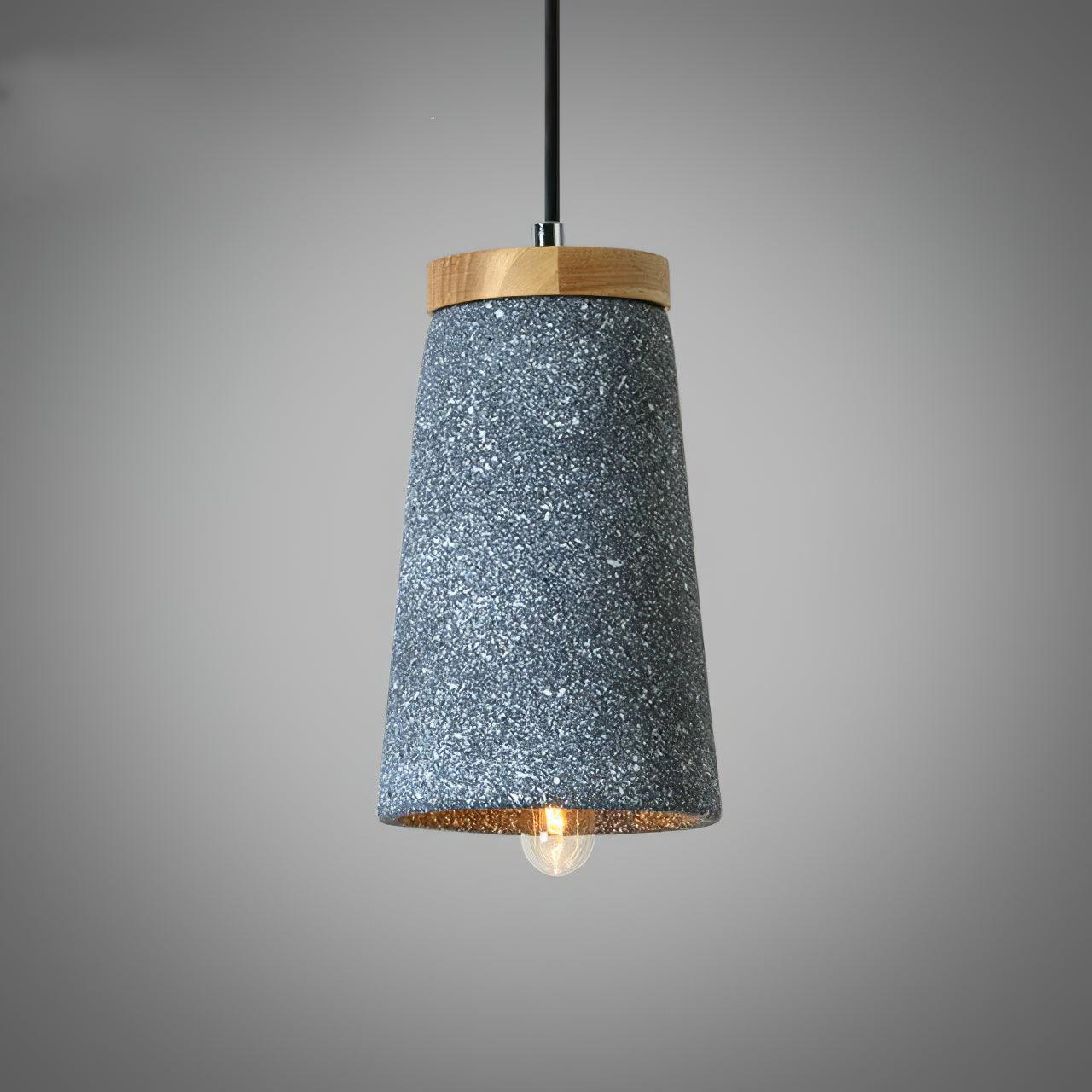 Althere Wood Cement Pendant Light - Image 11