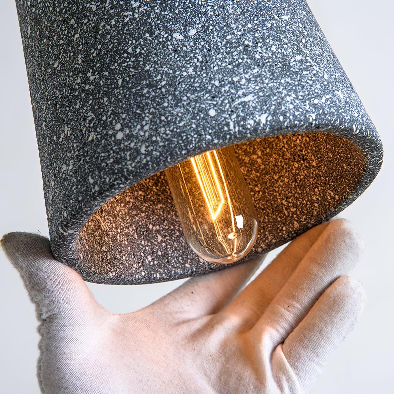 Althere Wood Cement Pendant Light - Image 7