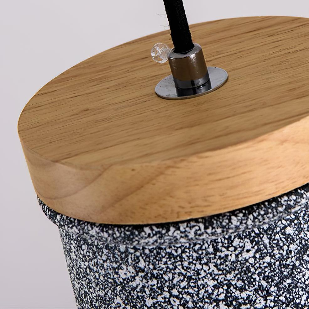 Althere Wood Cement Pendant Light - Image 9