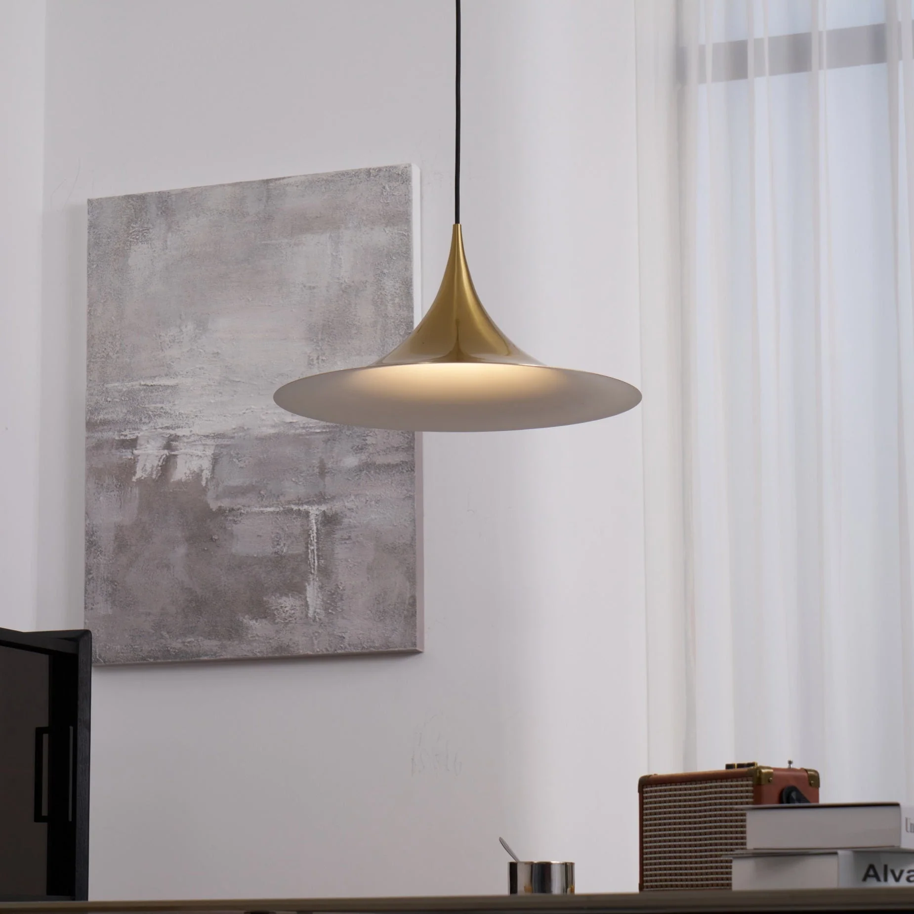 Althiran Steel Sculptural Pendant Light - Image 106