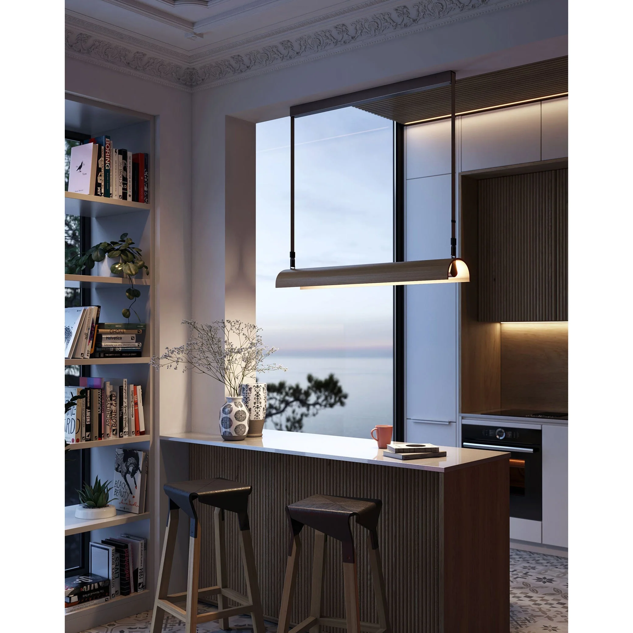 Aluet Contemporary Plywood Pendant Light - Image 11