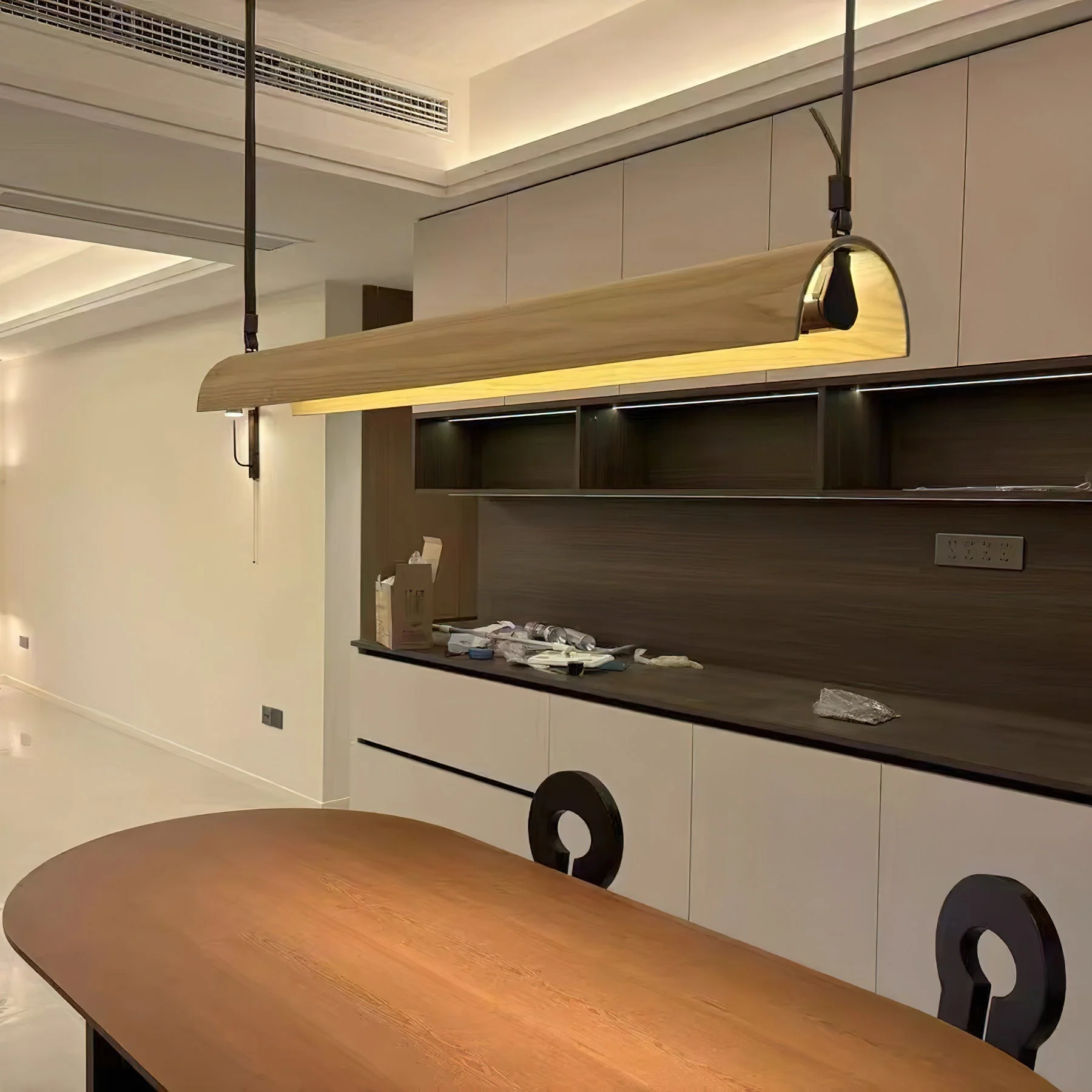 Aluet Contemporary Plywood Pendant Light - Image 6
