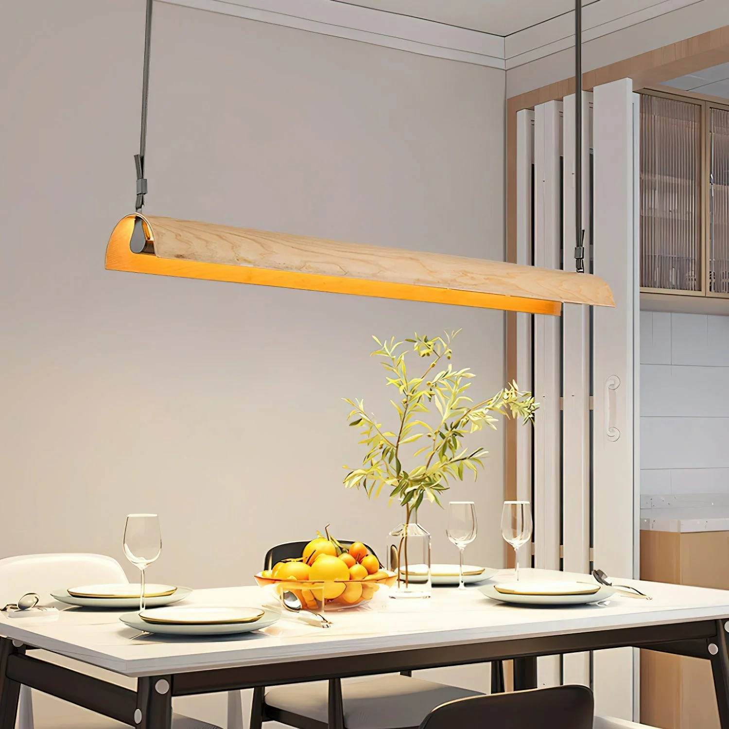 Aluet Contemporary Plywood Pendant Light - Image 7