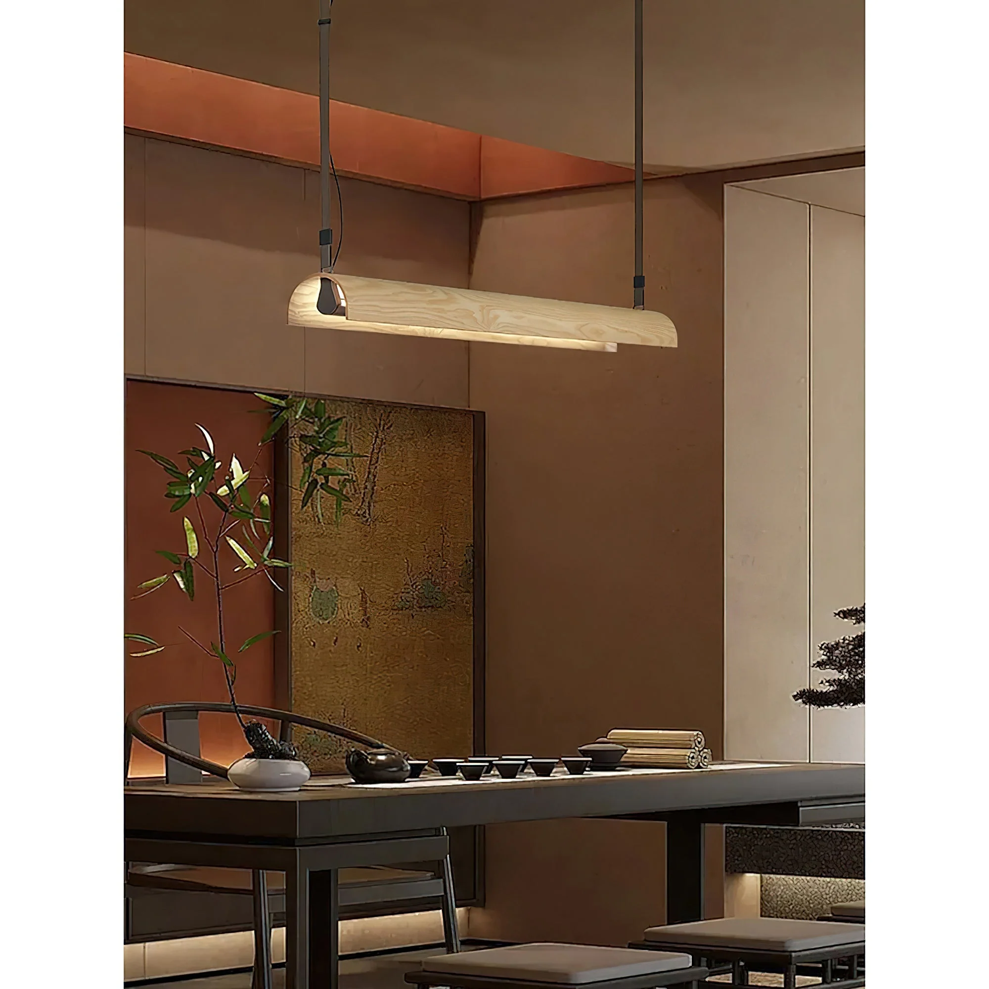 Aluet Contemporary Plywood Pendant Light - Image 9