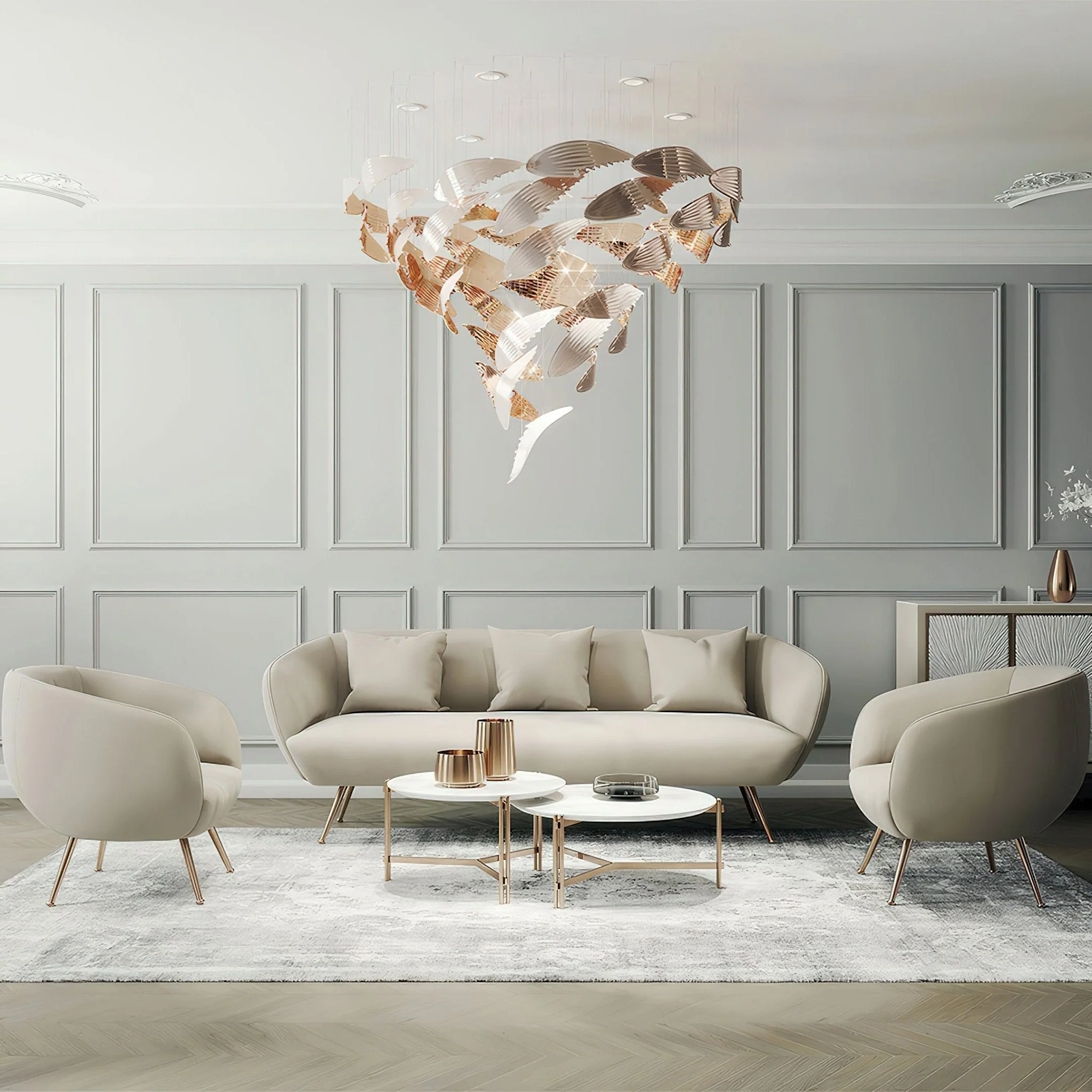 Alvenan Bird Flock Chandelier - Image 17