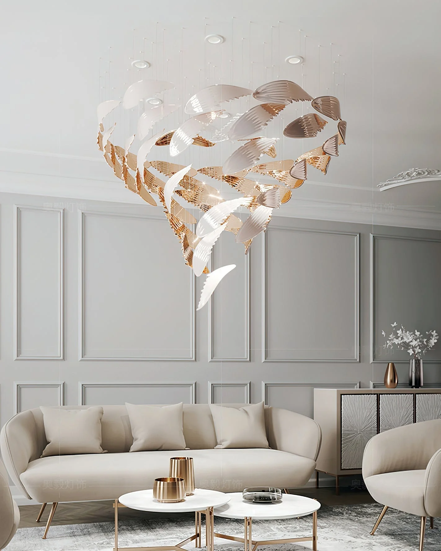 Alvenan Bird Flock Chandelier - Image 26
