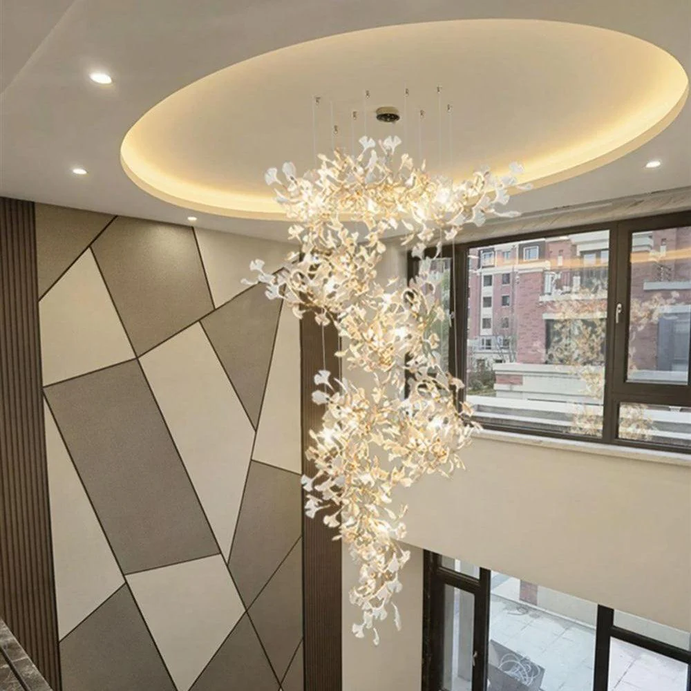 Alvenan Gingko Ceramic Combination Chandelier - Image 19
