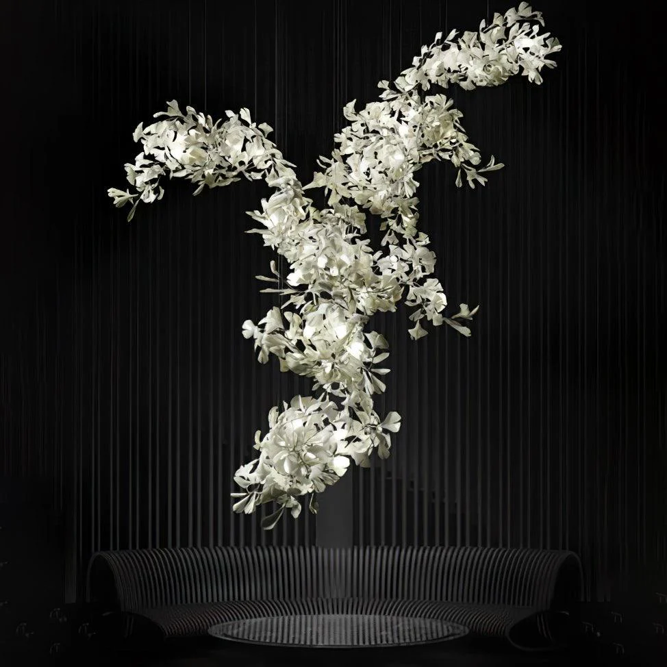 Alvenan Gingko Ceramic Combination Chandelier - Image 5