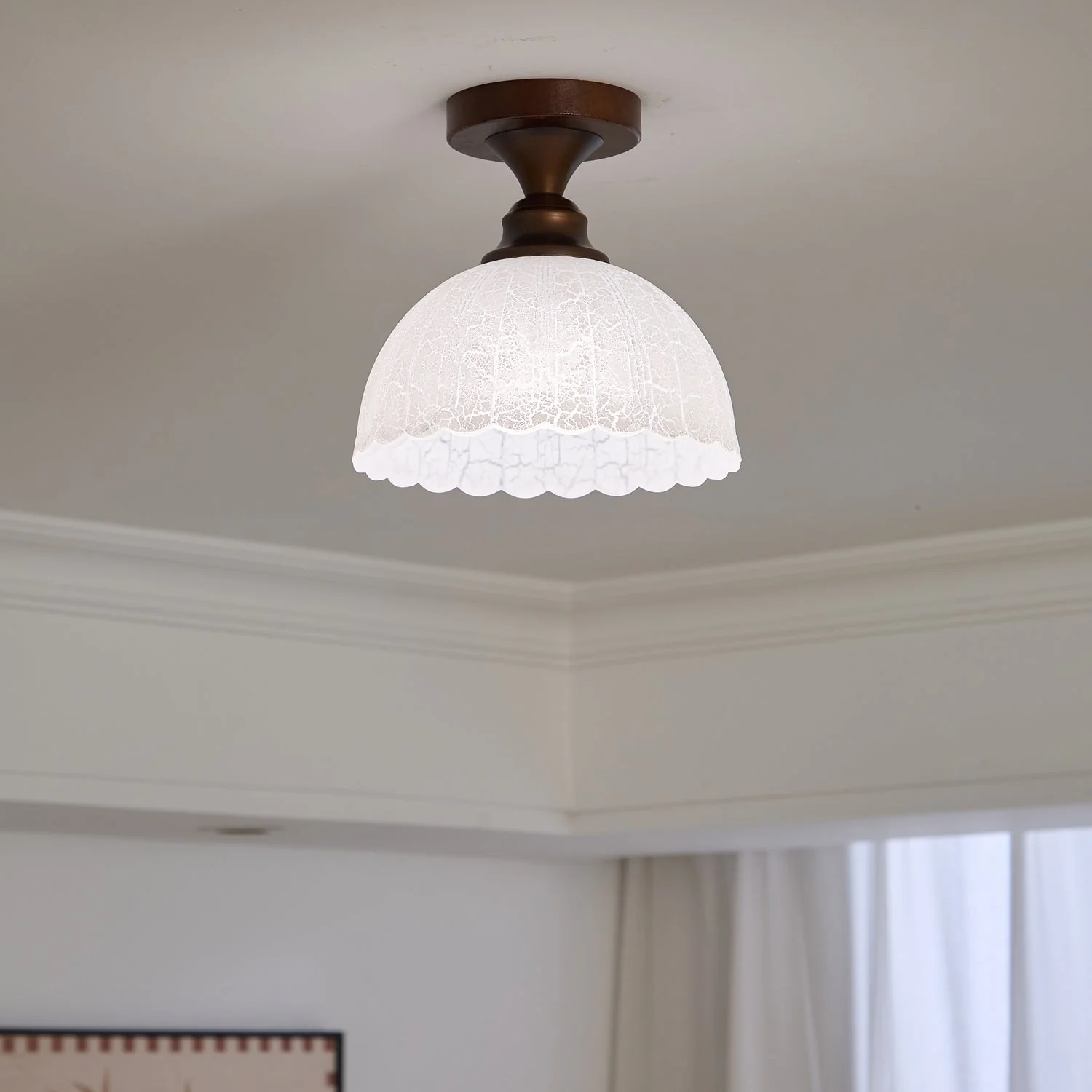 Alveneth Premium Nordic Art Glass Ceiling Lamp - Image 15