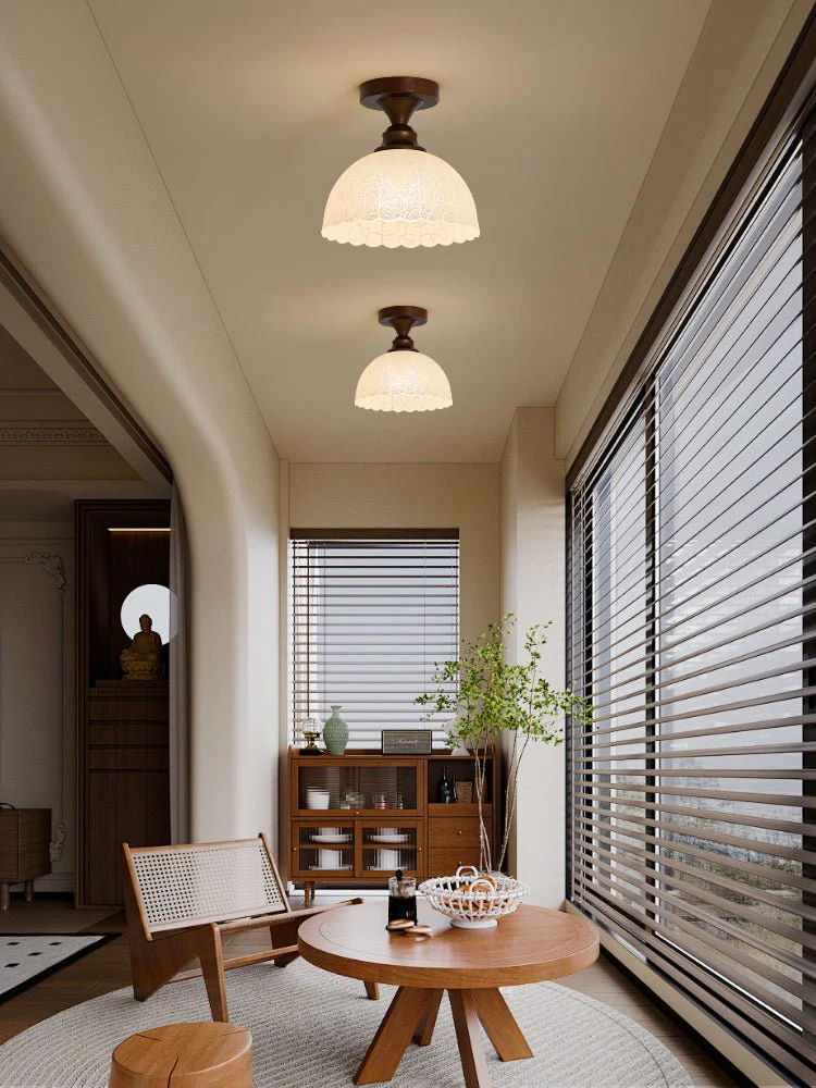 Alveneth Premium Nordic Art Glass Ceiling Lamp - Image 31