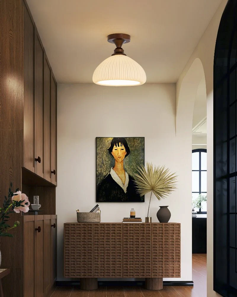 Alveneth Premium Nordic Art Glass Ceiling Lamp - Image 34