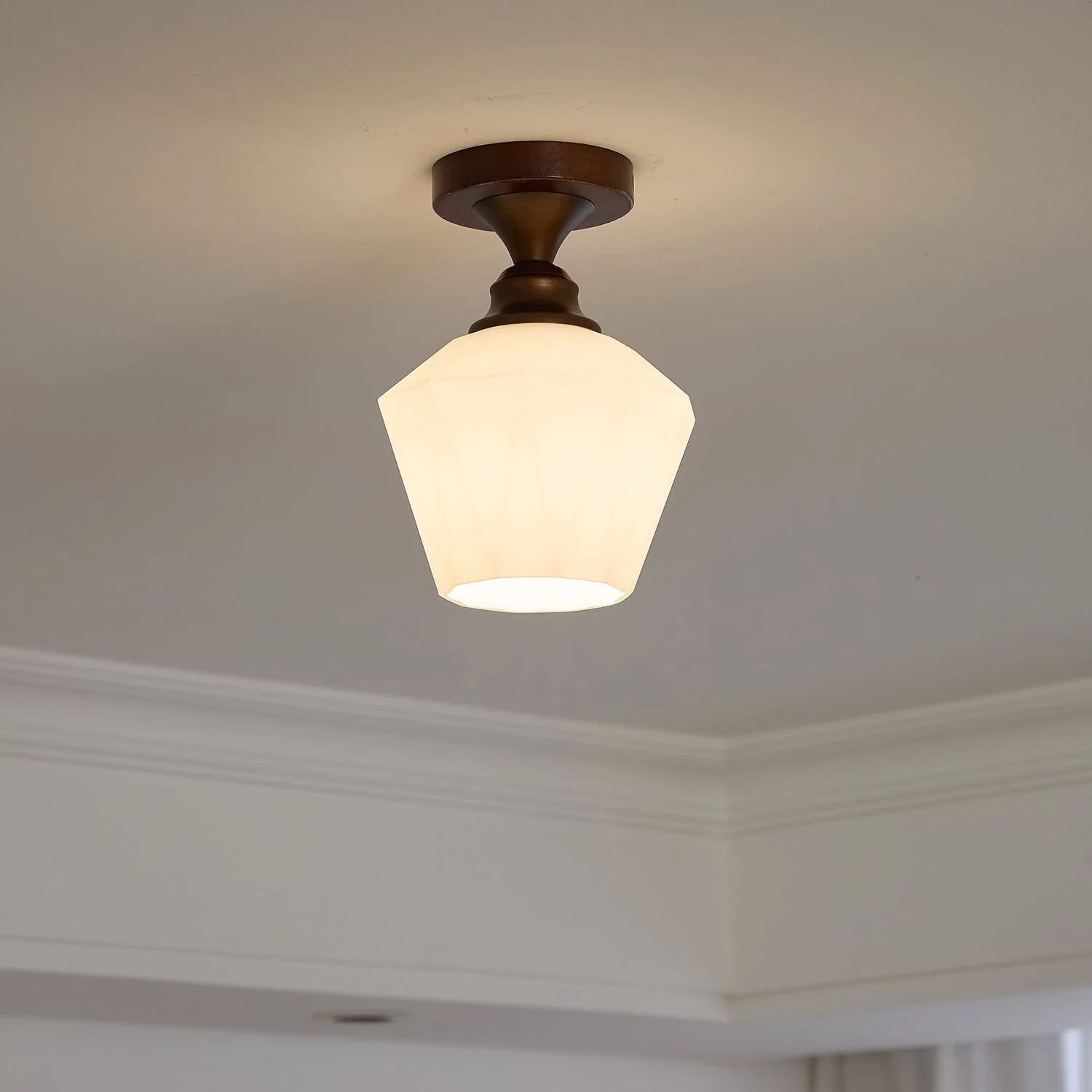 Alveneth Premium Nordic Art Glass Ceiling Lamp - Image 7