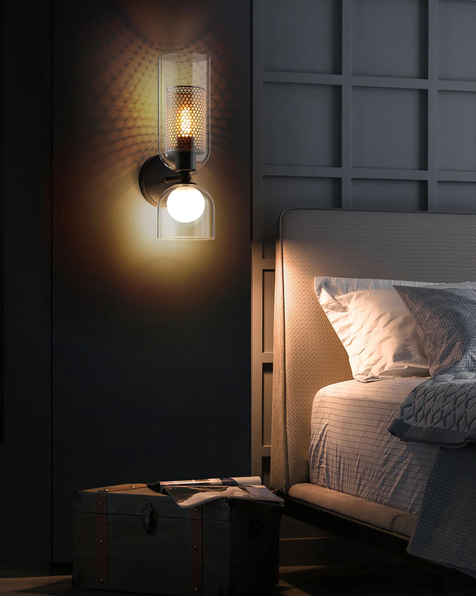 Alvynan Premium Nordic Art Glass Wall Lamp - Image 22