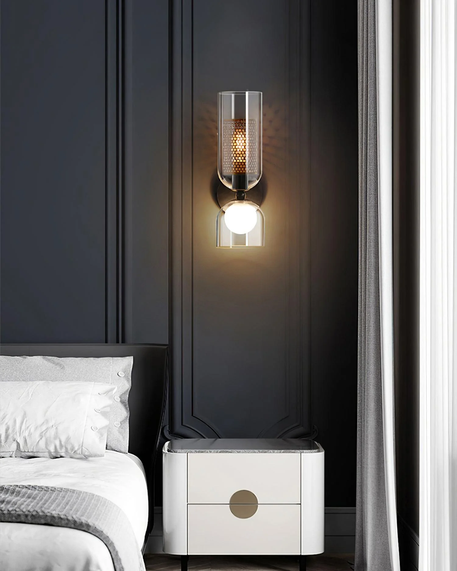 Alvynan Premium Nordic Art Glass Wall Lamp - Image 27