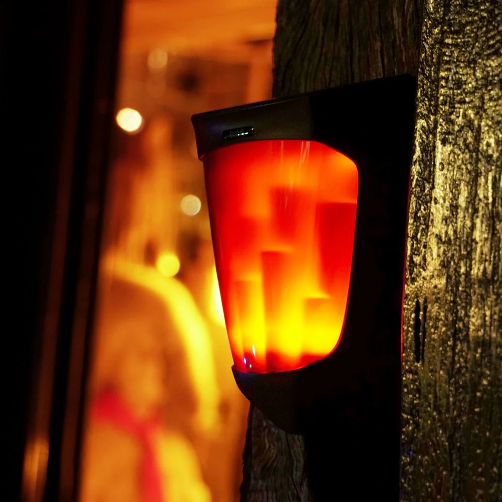 Amary Energy Flame ABS Outdoor Sconce Wall Lights - Image 4