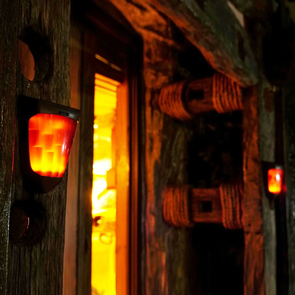Amary Energy Flame ABS Outdoor Sconce Wall Lights - Image 7