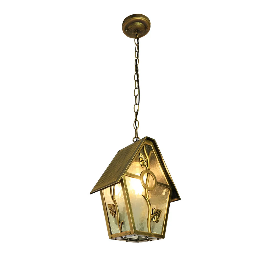 Ambe Creative Cabin American Glass Outdoor Chandelier Lamp - Image 7