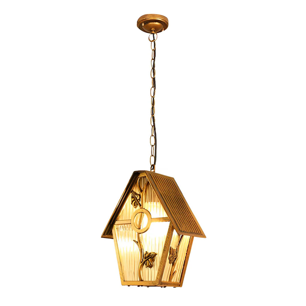 Ambe Creative Cabin American Glass Outdoor Chandelier Lamp - Image 8