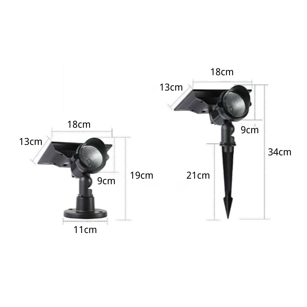 Ann Solar Adjustable Solar-Powered Outdoor Spot Light - Image 11
