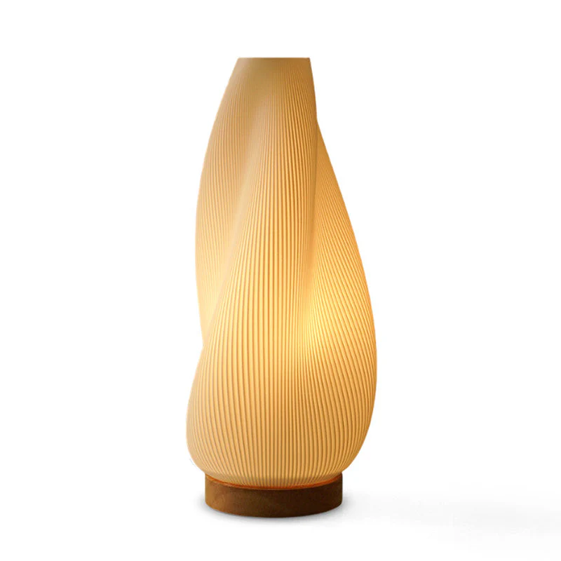 Aphrodite Farmhouse Wood Plastic Table Lamp - Image 11