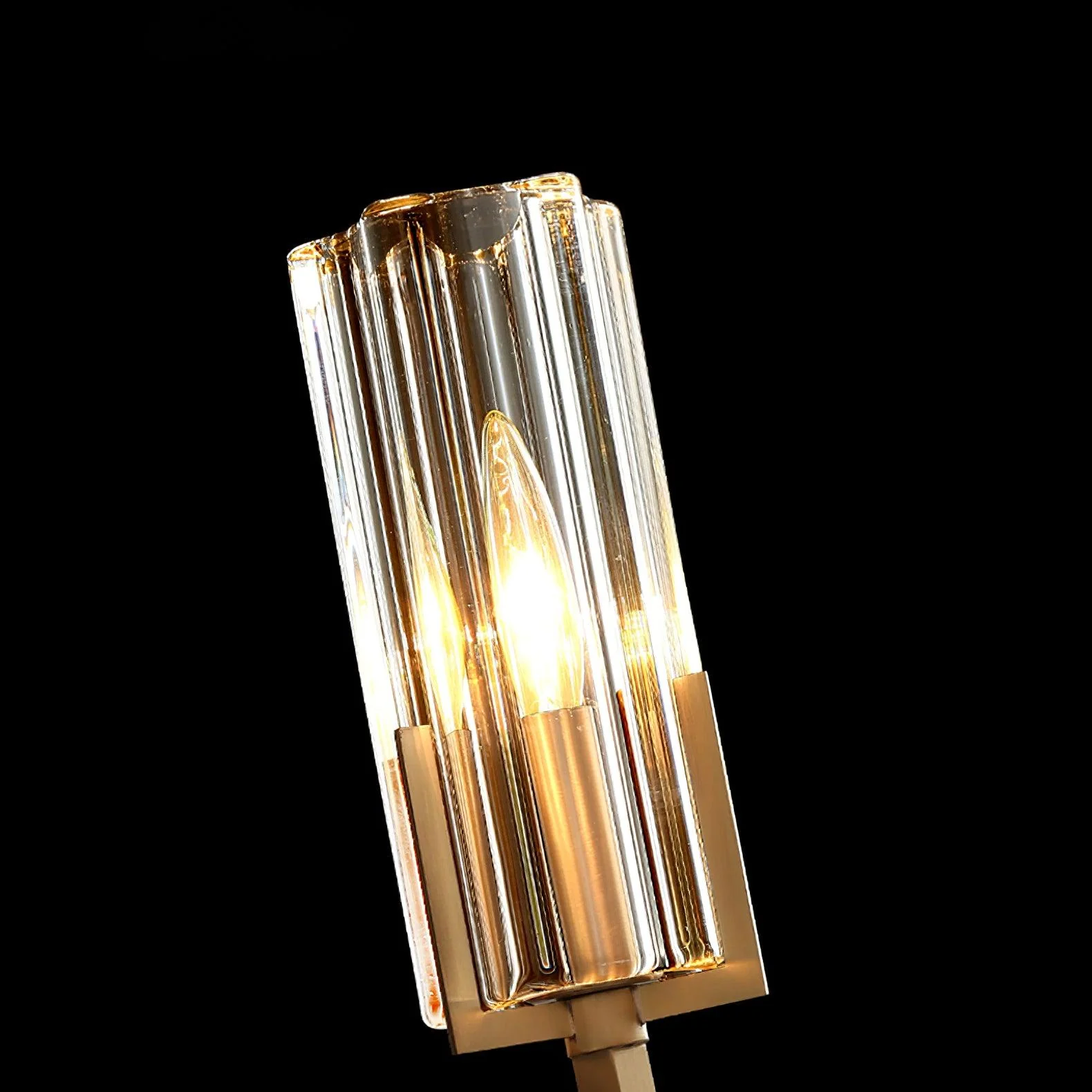 Aqua Premium Elegance Brass Glass Wall Lamp - Image 19