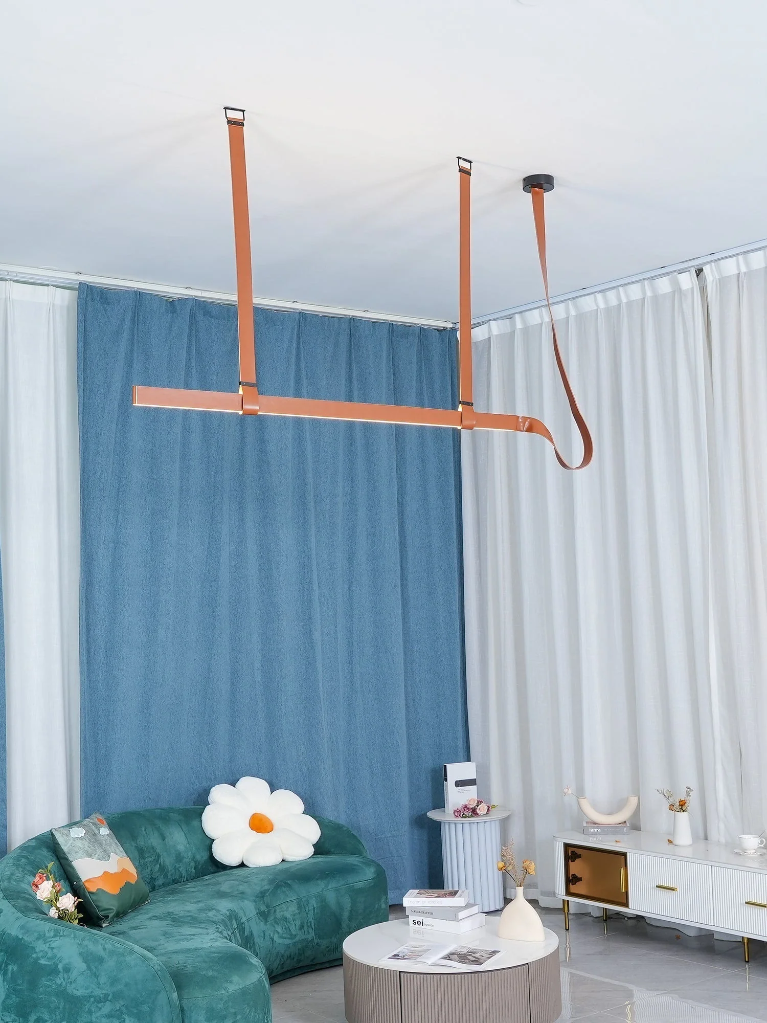 Arcadia Modern Leather Pendant Lamp - Image 23