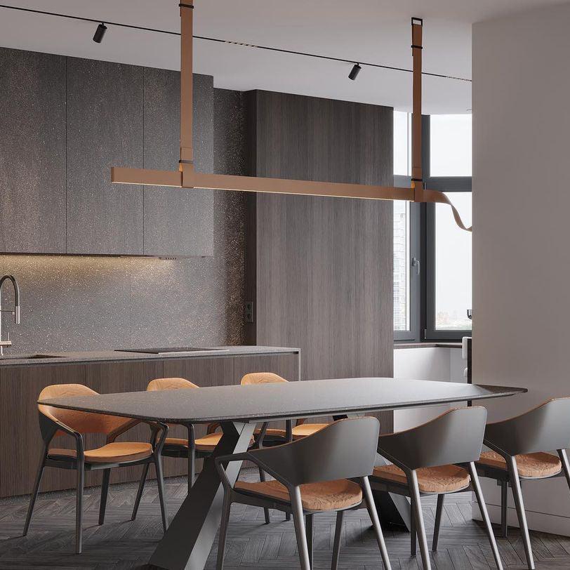 Arcadia Modern Leather Pendant Lamp - Image 32
