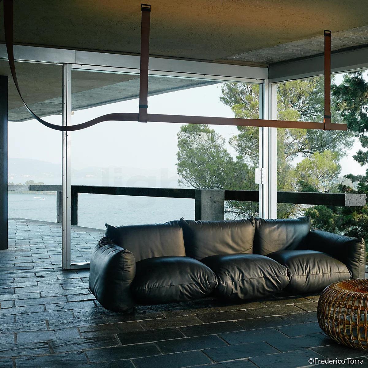 Arcadia Modern Leather Pendant Lamp - Image 33