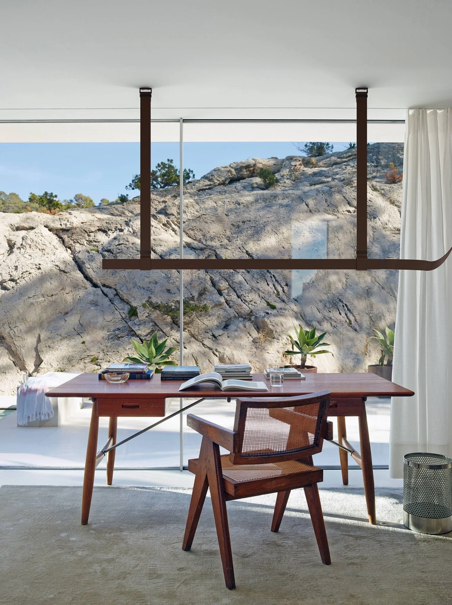 Arcadia Modern Leather Pendant Lamp - Image 9