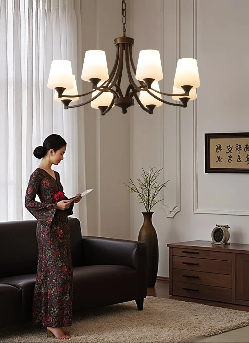 Ardena Elegance Vintage Classic Glass Chandelier - Image 12