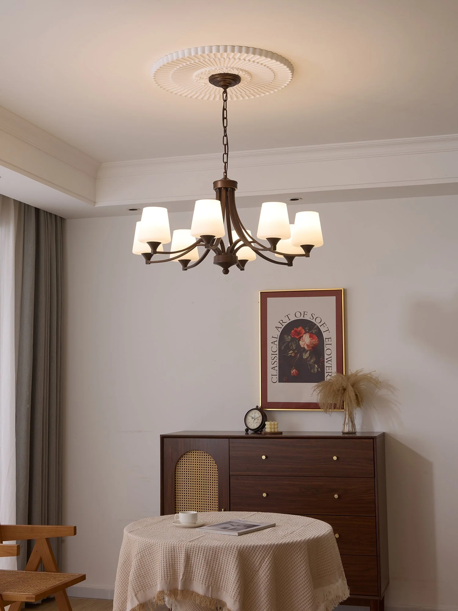 Ardena Elegance Vintage Classic Glass Chandelier - Image 13