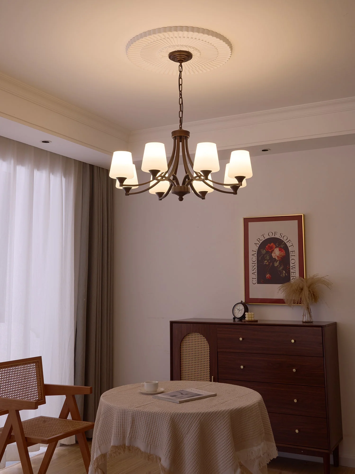 Ardena Elegance Vintage Classic Glass Chandelier - Image 14