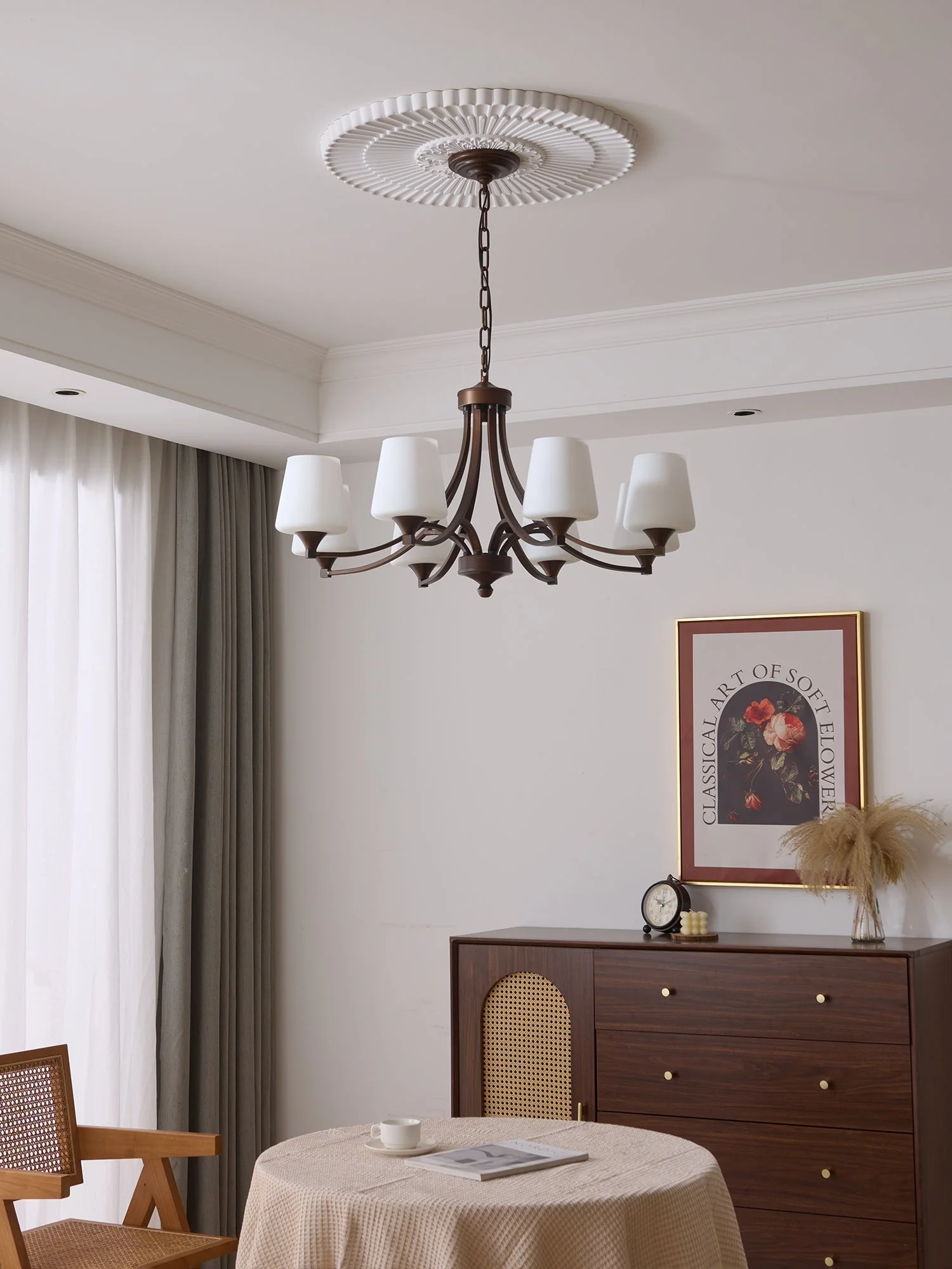 Ardena Elegance Vintage Classic Glass Chandelier - Image 15