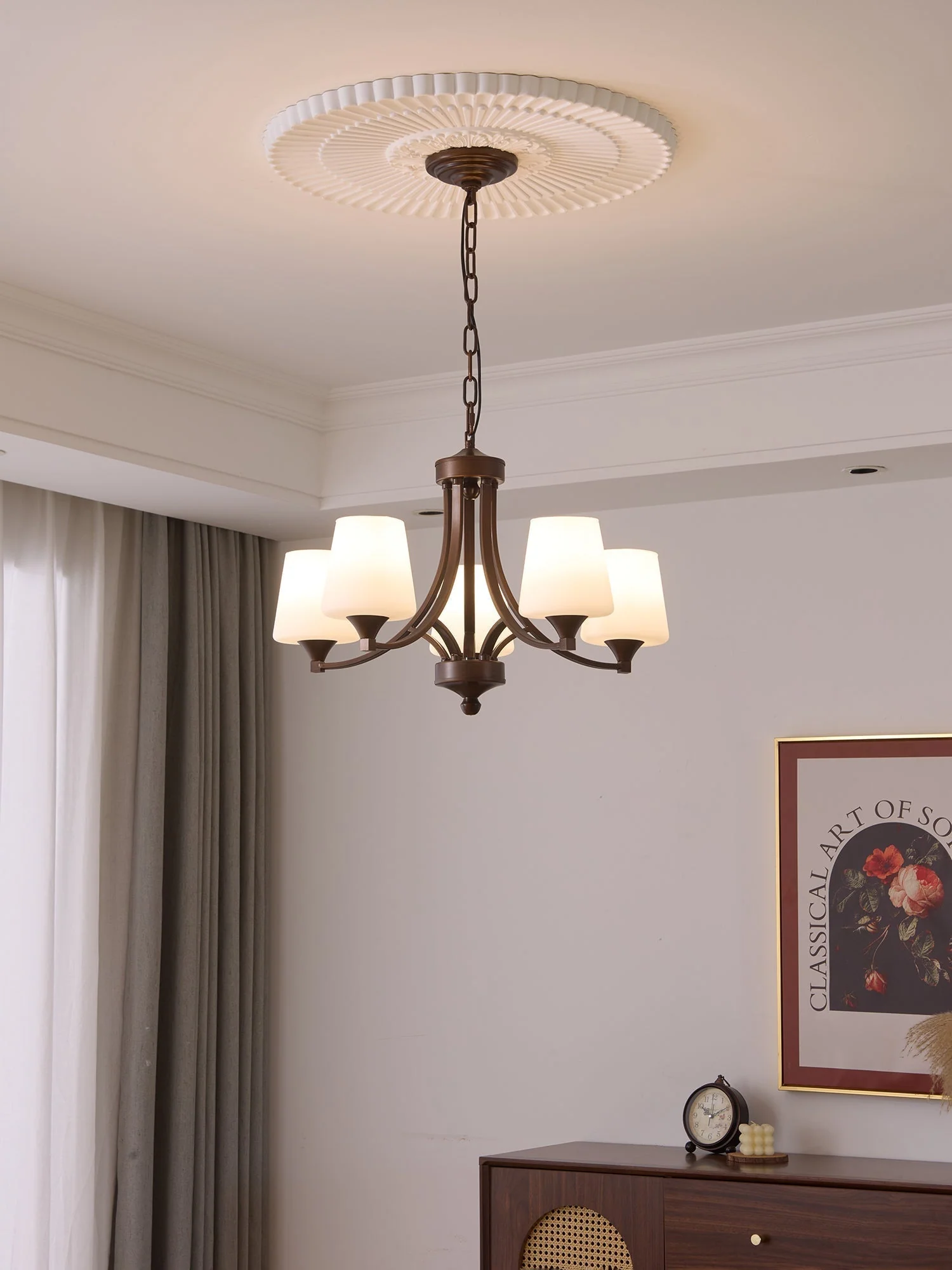 Ardena Elegance Vintage Classic Glass Chandelier - Image 17