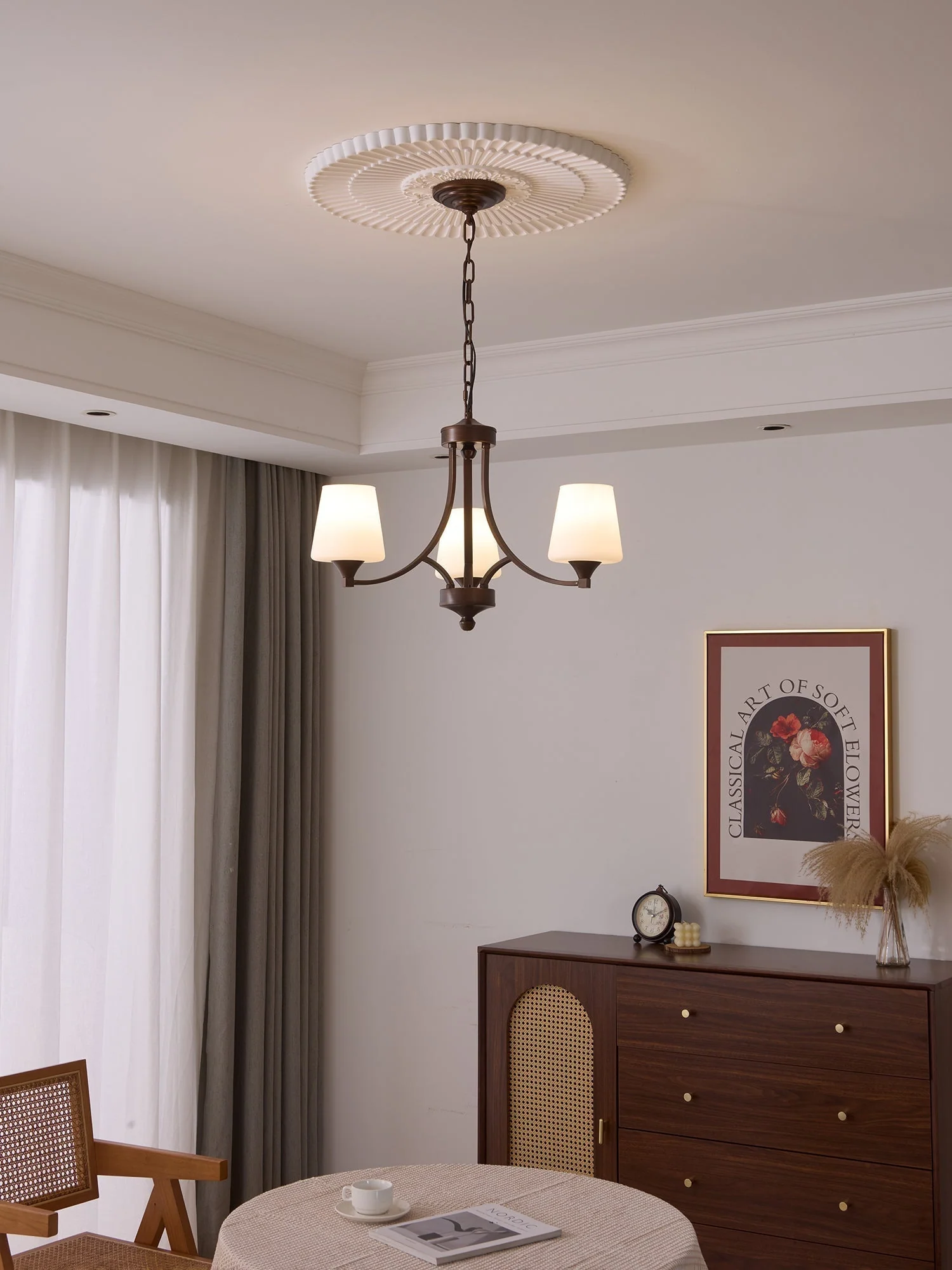 Ardena Elegance Vintage Classic Glass Chandelier - Image 20